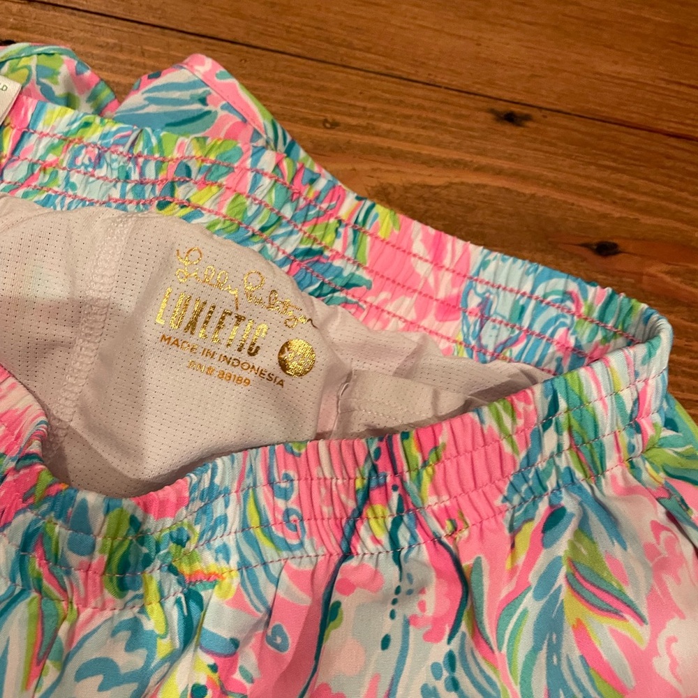 Lilly Pulitzer Pink and Blue Patterned Shorts